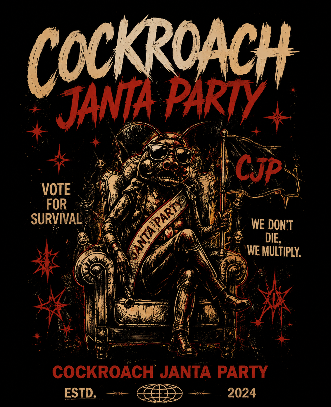 Cockroach Janta Party Tee