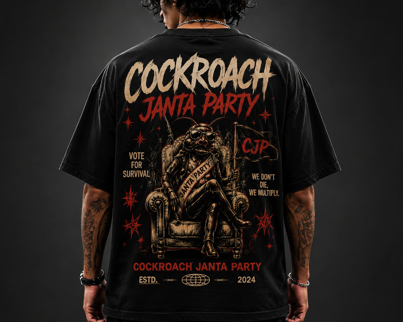 Cockroach Janta Party Tee