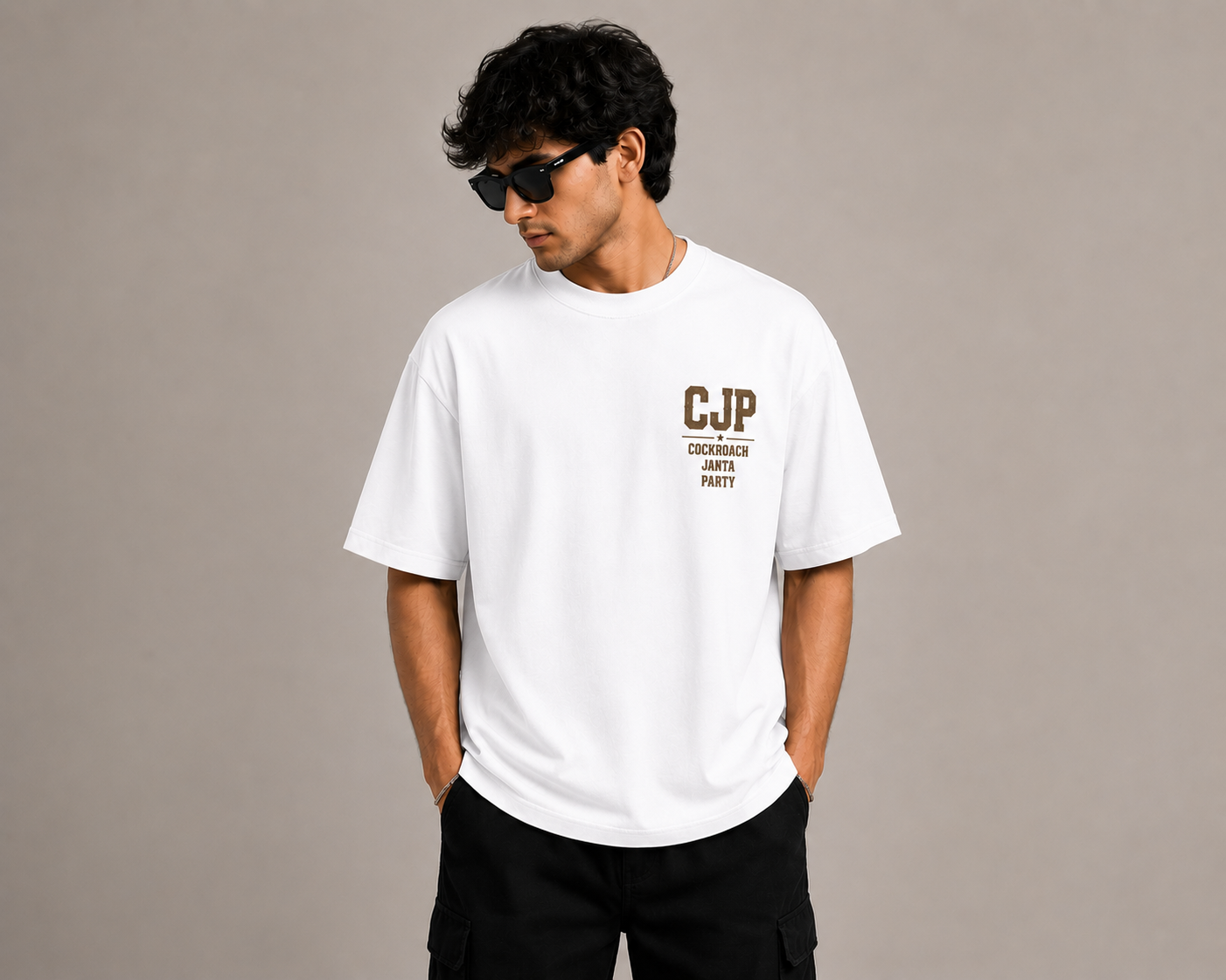 Cockroach Janta Party Classic Tee — White