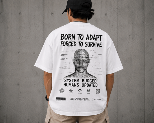 Born To Adapt Tee — White