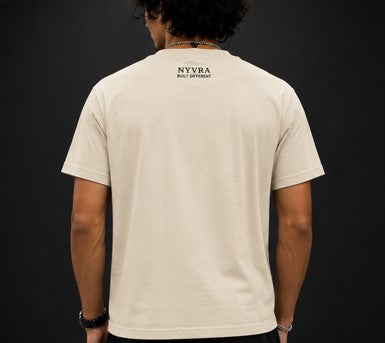 NYVRA Signature Classic Tee — Beige