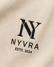 NYVRA Signature Classic Tee — Beige